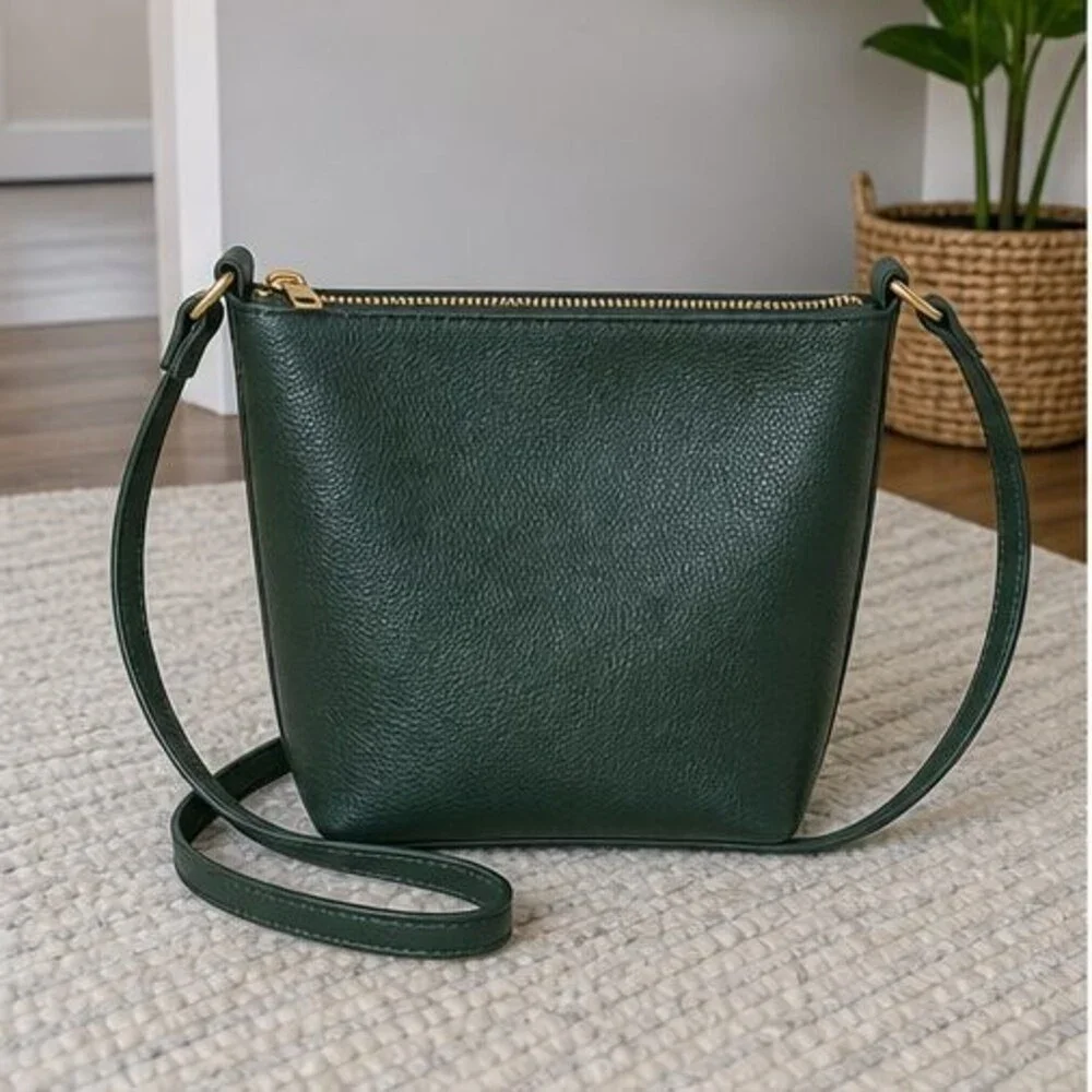 Olive Zip Crossbody Bag
